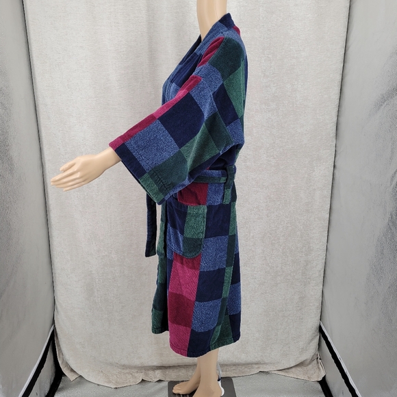 Dior Multicolor Checkered Robe - Picture 5 of 13
